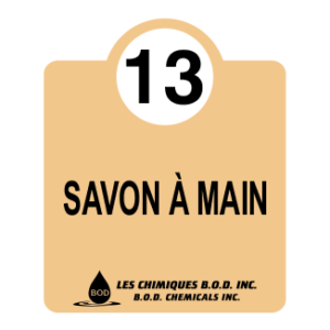 Savon pour les mains antibactérien #13