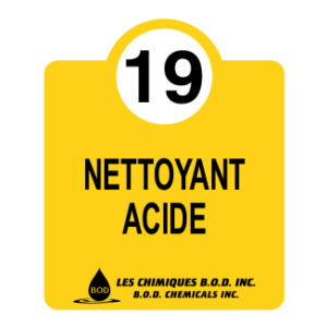 Nettoyant acide spécialisé #19