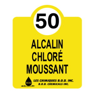 Détergent alcalin chloré moussant #50