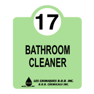 Bathroom cleaner #17-#B-#SB