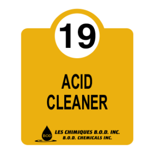 Specialized acid cleaner #19