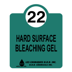 Hard-surface gel bleaching agent #22