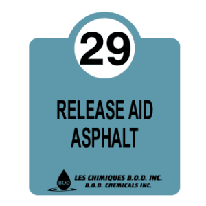 Ecological release aid for asphalt #29