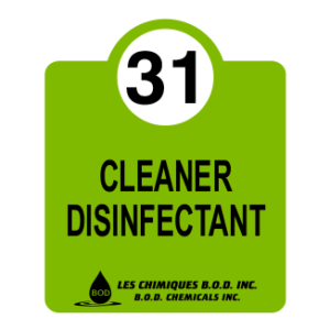Cleaner-disinfectant #31