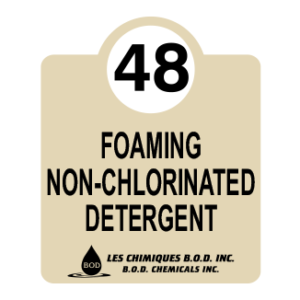 Foaming non-chlorinated detergent#48