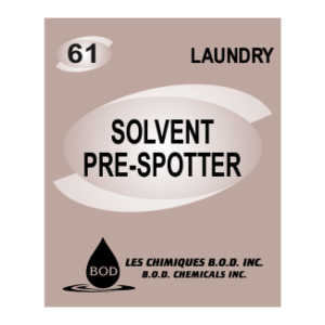 Solvent-based laundry stain remover #61